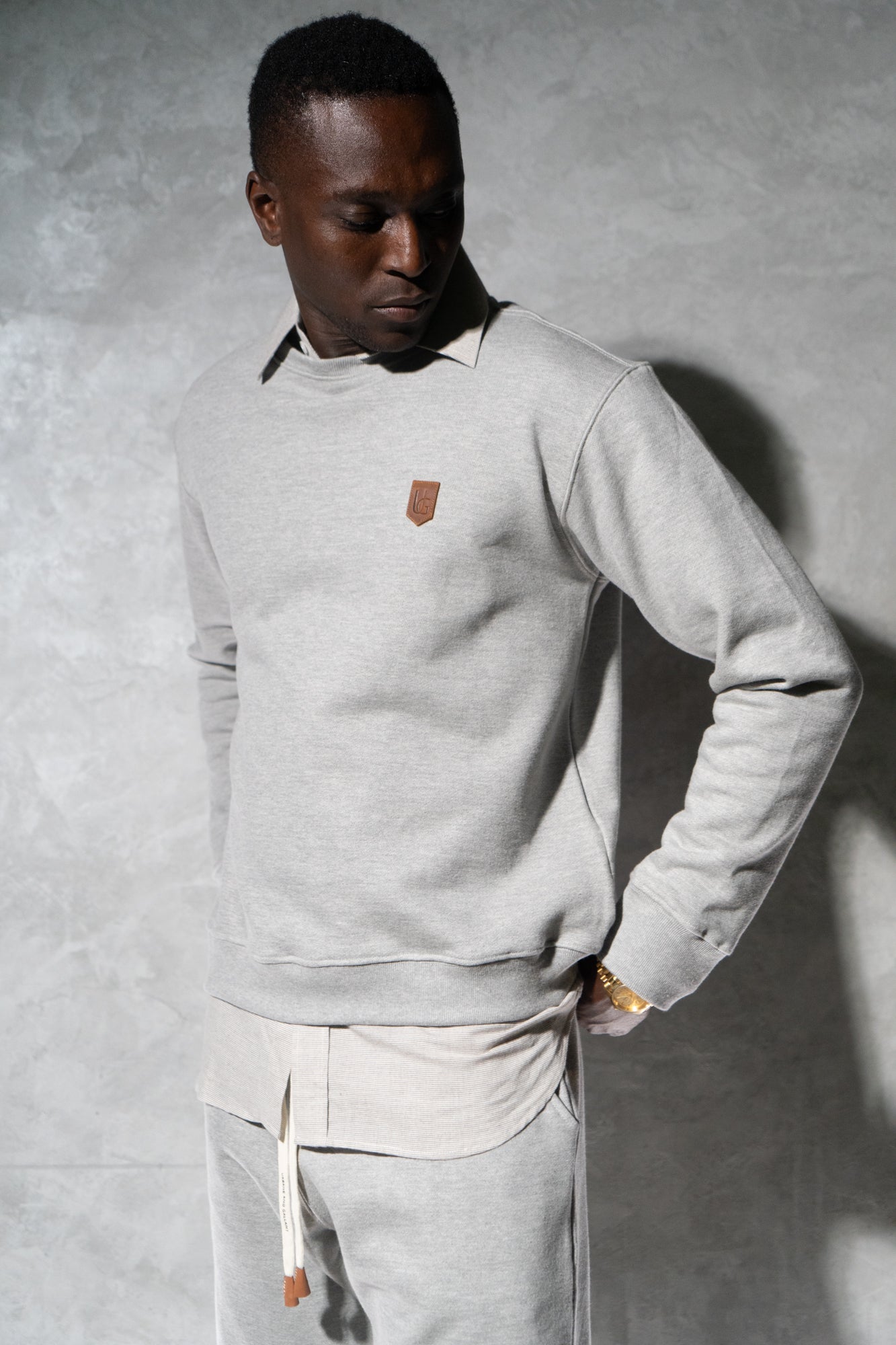 Liddell Sweat Shirt Heather Grey